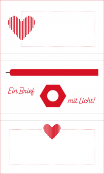 Brieflicht NEU / Geschenkbox für die Liebe