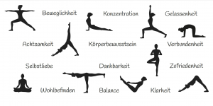 Yoga-leuchtende Erfahrungen